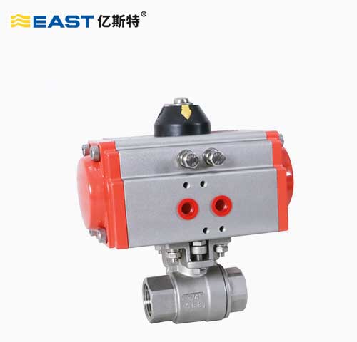 E302不銹鋼氣動球閥（法蘭）